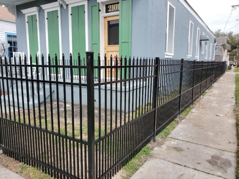 Black Aluminum Fence New Orleans Fence Company