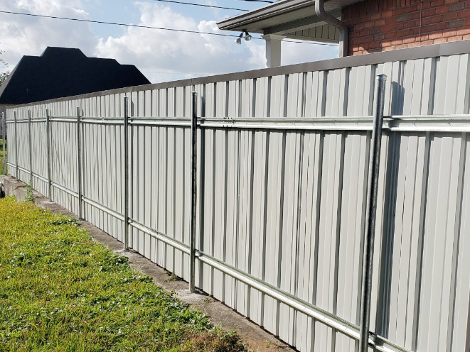 New Orleans Sheet Metal Fence